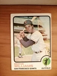 BERNIE WILLIAMS 1973 Topps #557 FREE SHIPPING - Picture 1 of 2