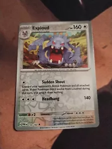 Pokémon TCG Exploud Paradox Rift 150/182 Reverse Holo Uncommon-NM - Picture 1 of 2