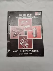 Libretto Vintage 1976 Champion Sistemi Accensione Elettronica Vol 2 - Foto 1 di 6
