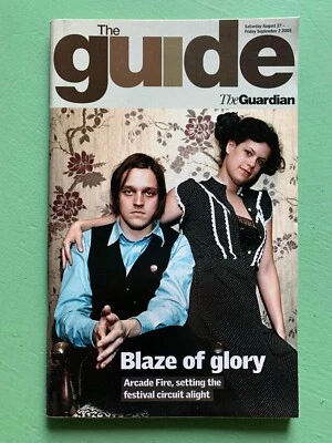 Guardian THE GUIDE magazine 27-August-2005 ARCADE FIRE Pete Doherty TV listings - Image 1 of 2
