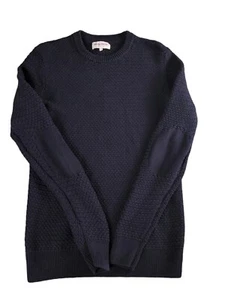 Jersey Hardy Amies Hombre Mediano Azul Marino Algodón - Imagen 1 de 7