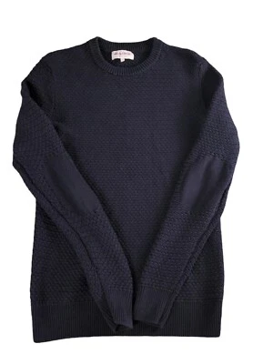 Jersey Hardy Amies Hombre Mediano Azul Marino Algodón Foto 1 de 4