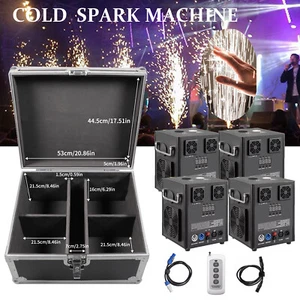 Cold Spark Firework Machine 700W DMX Sparkler Fountain for Wedding Events Remote - Picture 1 of 32