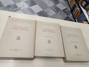 A.A.V.V, Vocabolario arabo - italiano,Roma,Istituto per l'Oriente, 3 vol - Foto 1 di 1