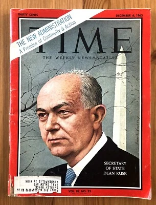 Time Magazine Dec. 6, 1963 - The New Johnson Administration - Kennedy Burial JFK - Image 1 of 4