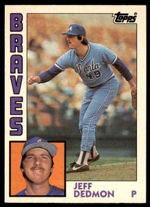 1984 Topps Traded Jeff Dedmon Atlanta Braves #30T