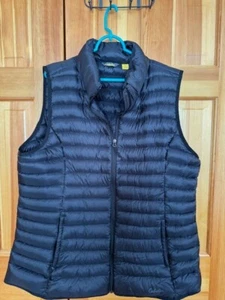 Women's Black Puffer Vest Cabela's Brand 2X Tunic/ Longer Length - Picture 1 of 4