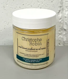 Christophe Robin Cleansing Purifying Scrub w/ Sea Salt 8.33oz FREE SHIPPING - Picture 1 of 1