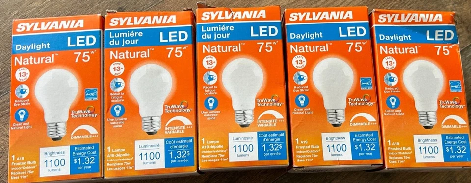 Sylvania LED 75W Daylight-5 Pack - Image 1 of 1