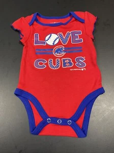 Chicago Cubs Baby Outfit 0/3 Months MLB Genuine Merchandise NWOT - Picture 1 of 7
