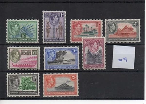 British Solomon Is (09) 1939 - Definitive selection - mint - SG Cat £29 - Picture 1 of 1