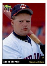 1991 Watertown Indians Classic/Best #19 Aaron Morris Ashtabula Ohio OH Card