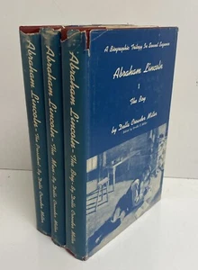 3 VOLS ABRAHAM LINCOLN: A BIOGRAPHIC TRILOGY IN SONNET SEQUENCE by Della Miller - Foto 1 di 5