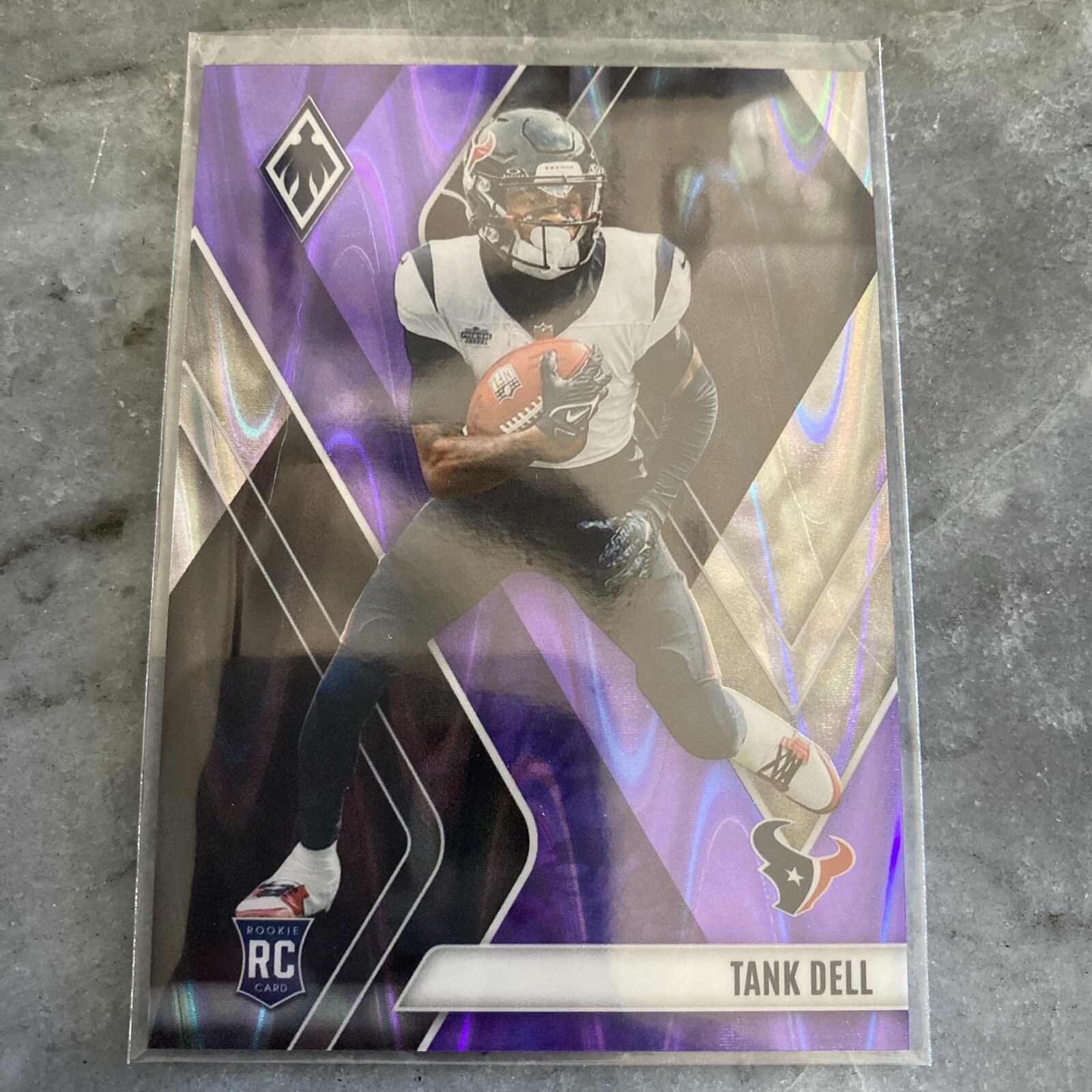2023 Panini Phoenix NFL Tank Dell RC Purple Seismic #'d/125 #135 RC SP Texans💥