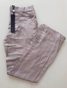 Vero Moda Denim Damen Sommer Hose Leinen Grau Gr: 38 - Bild 1 von 7