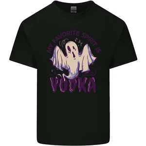 Funny Halloween Alcohol Vodka Spirit Ghost Kids T-Shirt Childrens - Picture 1 of 28