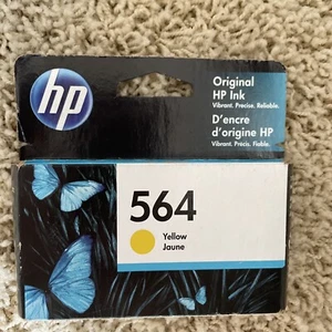 Original OEM HP 564 Single Original Gelb Tintenpatrone Fresh 4/23 NEU - Bild 1 von 5