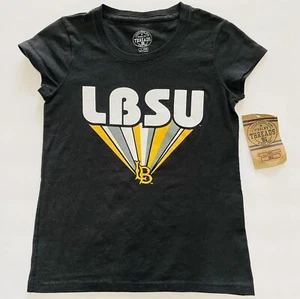 NWT Long Beach State University Girls T-shirt Sm 6/6X Rivalry Threads Sparkly - Picture 1 of 6
