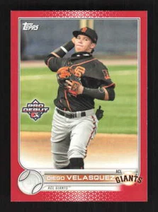 Diego Velasquez 2022 Topps Pro Debut Red ACL Giants #/10 #PD-30 - Picture 1 of 2