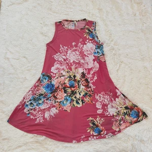 Beeson River Women Dress Medium Pink Floral Boho Pocket Cottagecore Fairy 13787 - Picture 1 of 8
