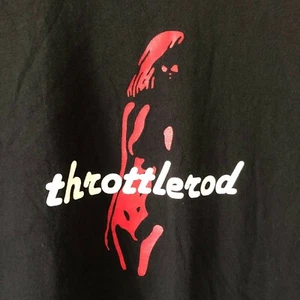 Camiseta Camiseta Vintage Años 90 Throttlerod Rock Band XL Sexy Silueteada Mujer PP - Imagen 1 de 5