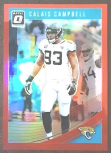 CALAIS CAMPBELL 2018 Donruss Optic #48 Red SP/99 Jaguars.  D1C - Foto 1 di 3