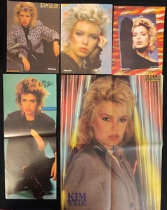 KIM WILDE Vintage 80s Poster Collection POP 80s - Picture 1 of 2