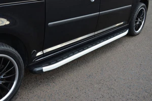 Aluminio Barras Peldaño Laterales Estribos Para Swb Vauxhall Opel vivaro 02-14 - Imagen 1 de 12