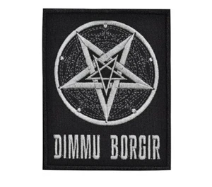 Dimmu Borgir Sew-on Patch | Pentagram Norwegian Symphonic Black Metal Band Logo - Picture 1 of 2