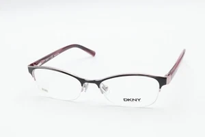 DKNY DY 5641 1213 Black / Purple Horn 52-17-140 Half Rim Frames Flex Hinges R540 - Picture 1 of 12