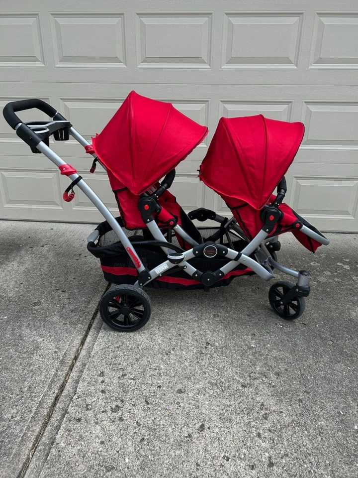 Cochecito con paraguas doble Contour by Kolcraft Tandem,  Foto 1 de 4