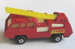 1975 Matchbox Blaze Buster Red Fire Engine #22 Superfast c9 - Near Mint mit Leiter - Bild 1 von 3