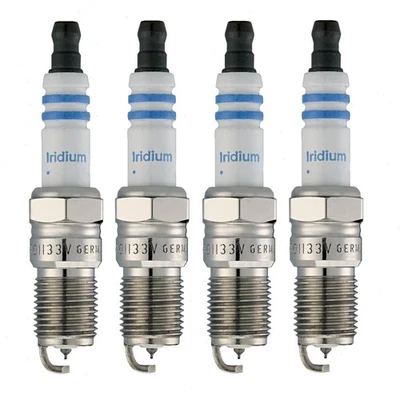 4 bujías de iridio dobles Bosch para Ford Tempo 1985-1987 2,3 L L4 wy Foto 1 de 4