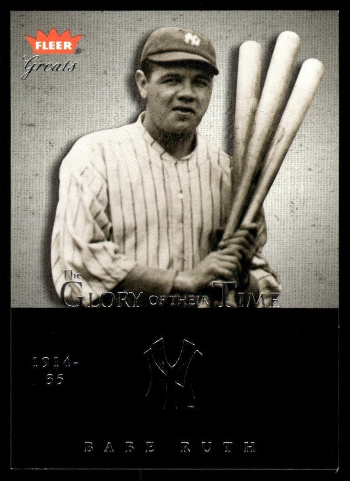 2004 Fleer Greats of the Game Babe Ruth /1827 New York Yankees #6 - Image 1 of 2