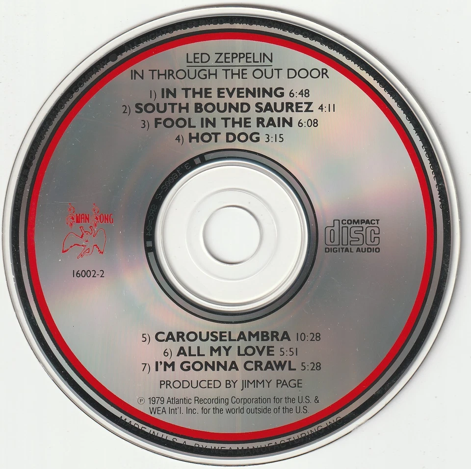 Led Zeppelin – In Through The Out Door CD DISC ONLY - Image 1 of 1