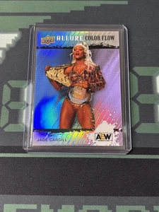 2022 AEW Upper Deck Allure Jade Cargill BLUE PURPLE COLOR FLOW /199 Trading Card - Bild 1 von 2