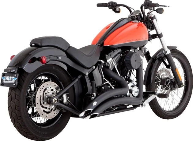 Vance & Hines PCX Big Radius 2-into-2 Exhaust System Black 46079 Harley Davidson - Imagem 1 de 1
