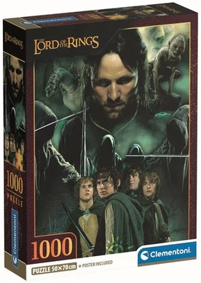 НОВАЯ головоломка Clementoni 1000 деталей высокое качество Властелин колец - Изображение 1 из 2