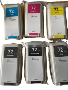 Cartucce di inchiostro Designjet HPQ-72 6pk - Foto 1 di 8