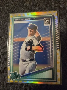 2025 Donruss Optic Baseball Thatcher Hurd Rated Prospect Flex /149 SP Yankees - Picture 1 of 2
