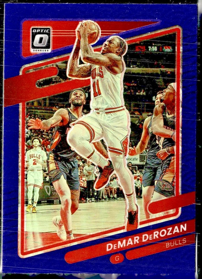 2021-22 OPTIC PURPLE PHOTON DEMAR DEROZAN  - Image 1 of 1