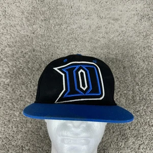 VINTAGE Y2K Duke Blue Devils Hat Mens One Size Wool Blend Black Blue Zephyr - Picture 1 of 10