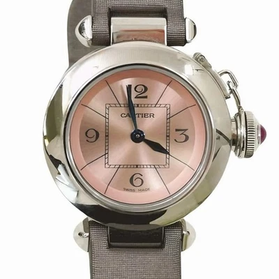 Reloj Cartier Miss Pasha Damas SS Esfera Rosa Cuarzo Usado Foto 1 de 4