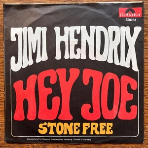 Jimi Hendrix - Hey Joe - Vinyl 7’’ 45T - 1967 - sehr guter Zustand+ - Bild 1 von 4