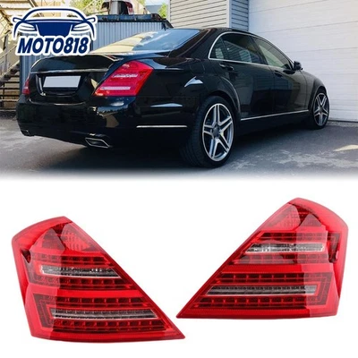 1 Paar Für Mercedes Benz S-Klasse W221 07-2009 Rückleuchte Hecklicht Rücklicht - Bild 1 von 4