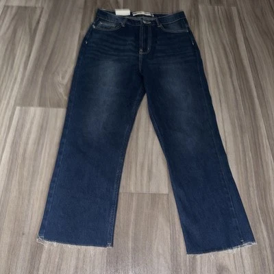 Pantalones de mezclilla nuevos con etiquetas Brave Soul London Franciska desgastados talla 12 azules Foto 1 de 4