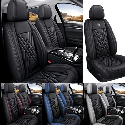 Funda de asiento de coche de 5 plazas de cuero PU, para Kia Lion、Optima、Cadenza、Forte、K5、Niro Foto 1 de 4