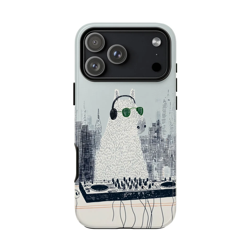 Tinta de teléfono - Funda para iPhone Galaxy Pixel - Gafas de sol geniales Capybara DJ Foto 1 de 1