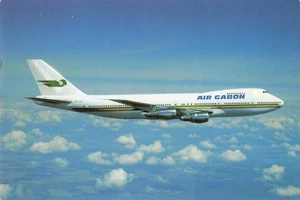 Postcard Airline Air Gabon 747-2008 AP1. - Picture 1 of 2
