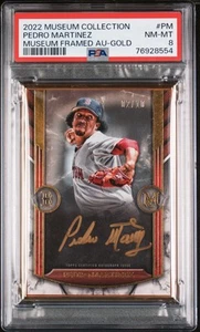 2022 Topps Museum Framed Auto Pedro Martinez Gold Autographed Signed POP 1 HOF - Picture 1 of 4